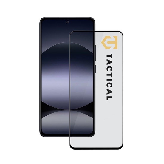 Picture of Taktiska Stikla Aizsardzība 5D Xiaomi Redmi Note 14 4G/5G / Poco X7 Pro 5G Pilna Aizsardzība Temperēts Ekraņa Aizsargs Melns