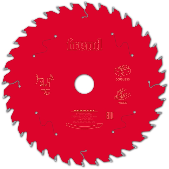 Изображение Tarcza Pil. FR07W011HC 165X1,5X20-36