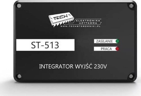 Изображение Tech integrator wyj ST-513 230V, czarny ST513BK