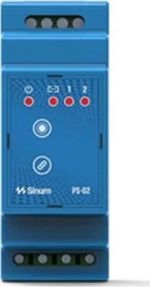 Picture of TECH Sterowniki Przewodowy przekanik na szyn din niebieski PSZ-02M Tech Sterowniki