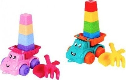 Attēls no Technok Auto wywrotka z akcesoriami do piasku TechnoK 7051 p14 mix cena za 1 szt