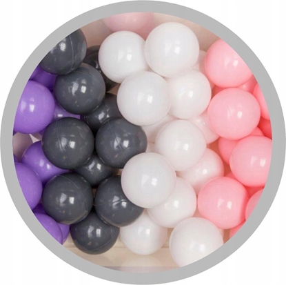 Picture of Technok Pieczki basenowe odcienie pastel. ró.70mm 80szt