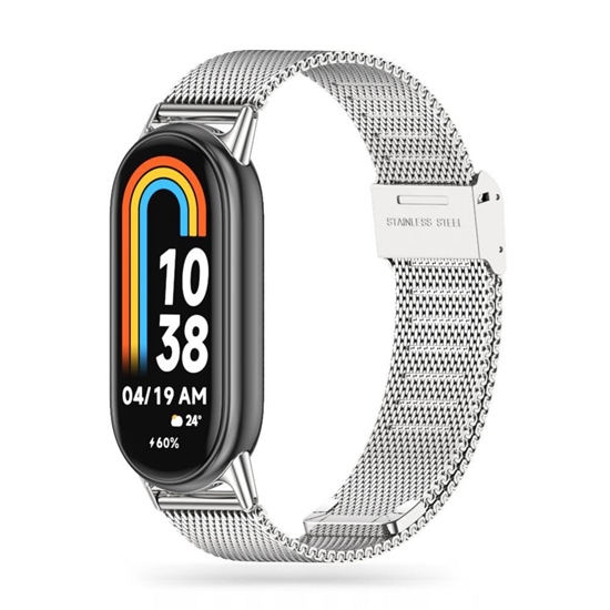 Picture of Tech-Protect Tech-Protect MilaneseBand Strap for Xiaomi Smart Band 8 / 8 NFC - Silver