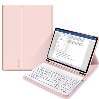 Изображение Tech-Protect Tech-Protect SC Pen + Keyboard Case with Keyboard for iPad 10.9" 2022 - Pink