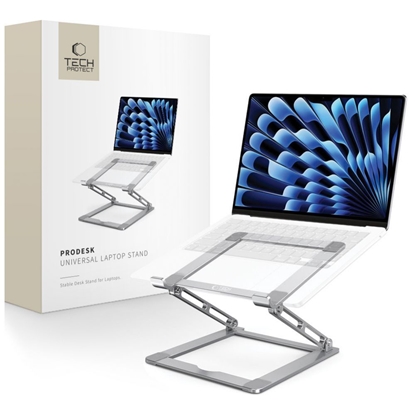 Attēls no Tech-Protect Tech-Protect ULS400 universal foldable stand for laptops up to 17" - gray