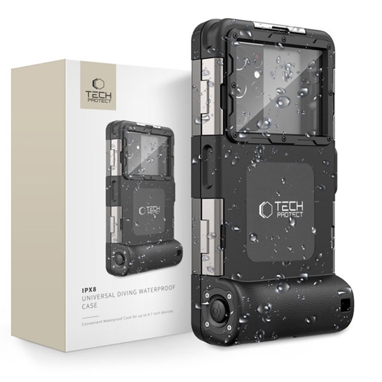 Picture of Tech-Protect Tech-Protect Waterproof Case IPX8 for 4.7-6.7" Smartphones - Black