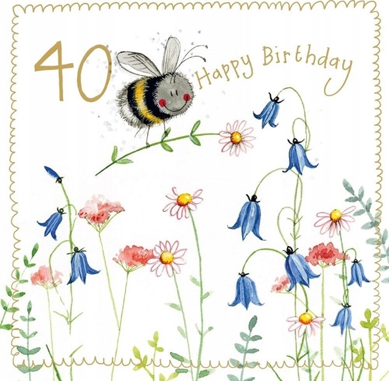 Picture of Teka Karnet Urodziny 40 S544 Pszczóka