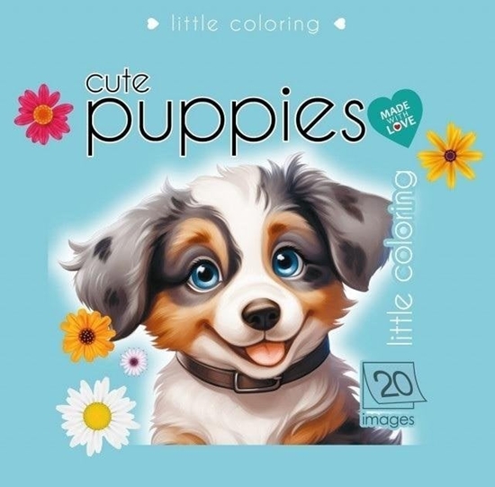 Picture of Teka Kolorowanka 140x140 Sodkie pieski turkusowa