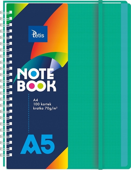 Picture of Teka Koonotatnik A5/100K kratka PP zielony