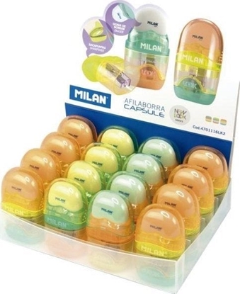 Picture of Teka Temperówko-gumka Capsule New Look (16szt) MILAN