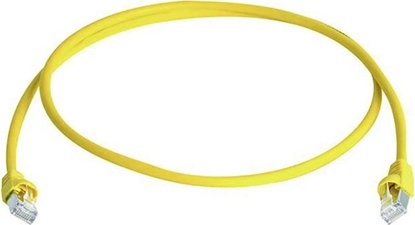 Picture of Telegaertner Telegärtner Telegartner MP8 FS 500 - Patch- Cable - RJ- 45 (M) - RJ- 45 (M) - 25cm - SFTP - CAT 6a - yellow (L00000A0234)