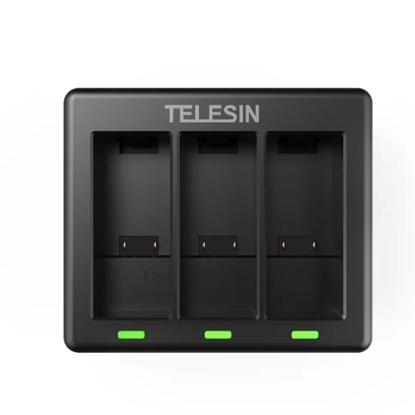 Attēls no Telesin 3-slot charger Telesin for GoPro Hero 12 / Hero 11 / Hero 10 / Hero 9