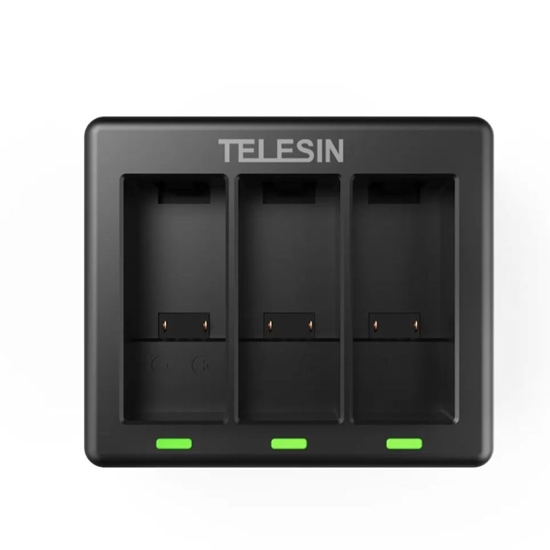Picture of Telesin 3-slot charger Telesin for GoPro Hero 12 / Hero 11 / Hero 10 / Hero 9