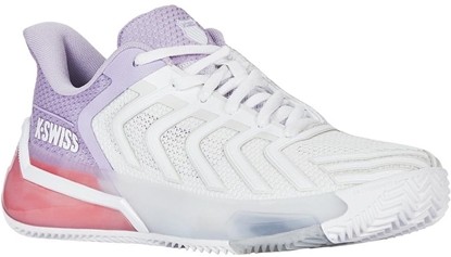 Picture of Tennis shoes for ladies K-SWISS ULTRASHOT 4 CLAY white/orchid petal EU38