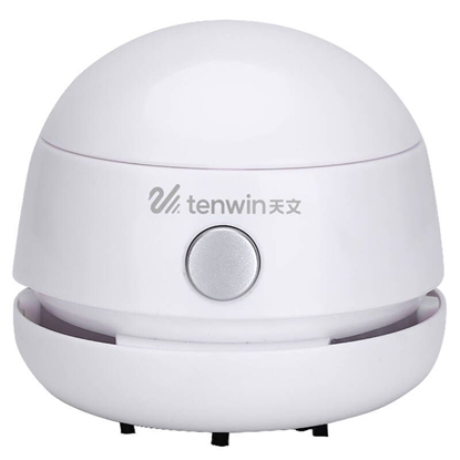 Attēls no Tenwin Rechargeable Mini Vacuum desktop cleaner Tenwin 8052-2 micro USB (white)