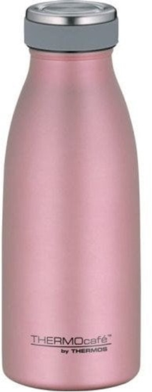 Picture of Termobutelka 350 ml THERMOcafé THERMOS - róowo-zota