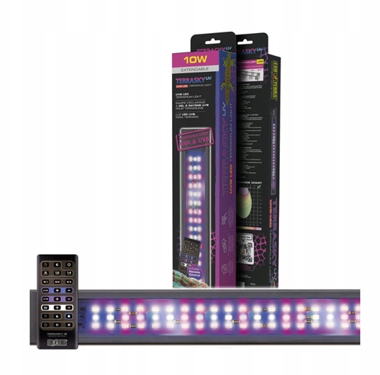 Picture of TerraSky UV LED, belka owietleniowa do terrarium, UVB LED 10W, 38-61 cm