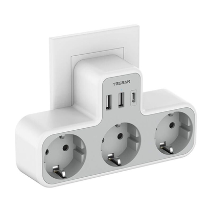 Picture of Tessan Tessan Wall Socket TS-323-DE-C
