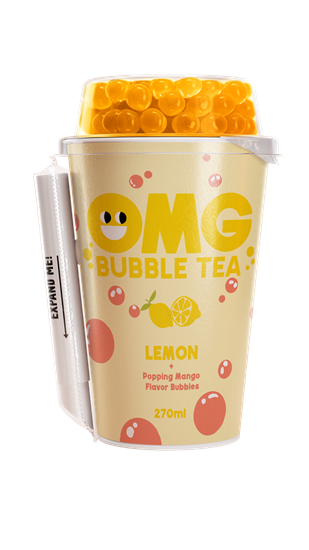 Изображение Tējas dzēriens OMG Yerba Mate Lemon ar mango bumbiņām, 0.27l