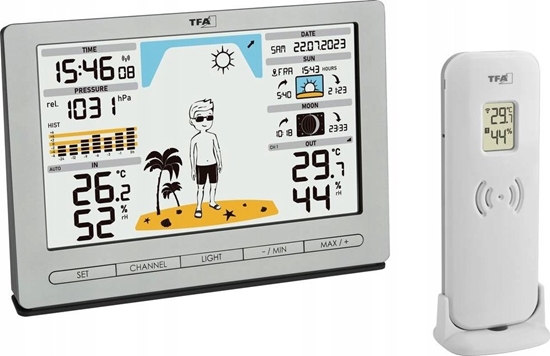 Picture of TFA 35.1097.54 silver METEO JACK Wireless Weather Station