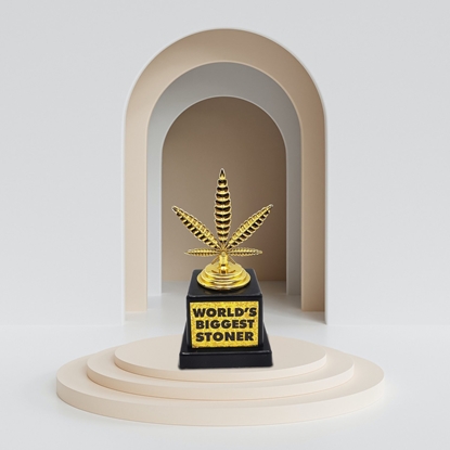 Picture of Thumbs Up Mad Monkey - TROPHÄE "World's Biggest Stoner"