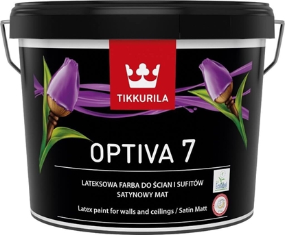 Attēls no Tikkurila PAINT OPTIVA SATIN MATT 7 BA 0.9L
