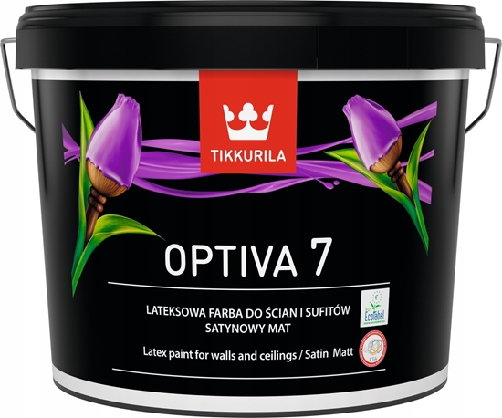 Изображение Tikkurila PAINTS OPTIVA SATIN MATT 7 BA 9L