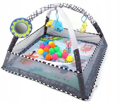 Picture of TinyMini JL652-1A Mata edukacyjna 2w1 Kojec z Pieczkami