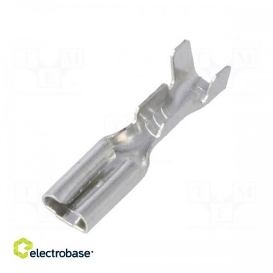 Изображение Tip: flat; 2.8mm; 0.5mm; female; 0.5÷1mm2; crimped; for cable