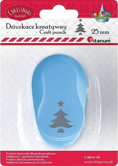 Picture of Titanum Dziurkacz kreatywny 25 mm Titanum Choinka 43