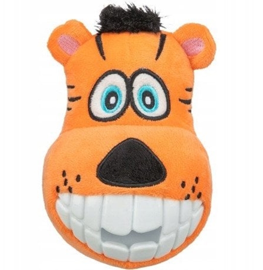 Picture of Tygrys, zabawka, dla psa, plusz/TPR, 16 cm, z dwikiem