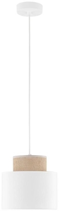 Изображение Lampa wiszca TKKRYWULT TK Lighting Duo 10078 lampa wiszca zwis 1x15W E27 juta/biaa