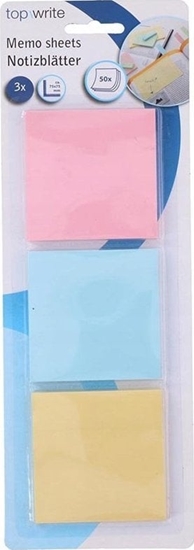 Picture of Topwrite Topwrite - Zestaw karteczek samoprzylepnych 3x 50 szt.