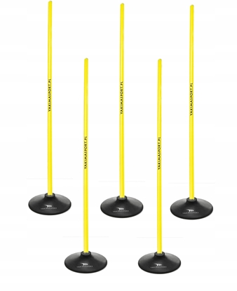 Picture of Tor przeszkód slalomowy 100cm laski + podstawa 1,5kg óty