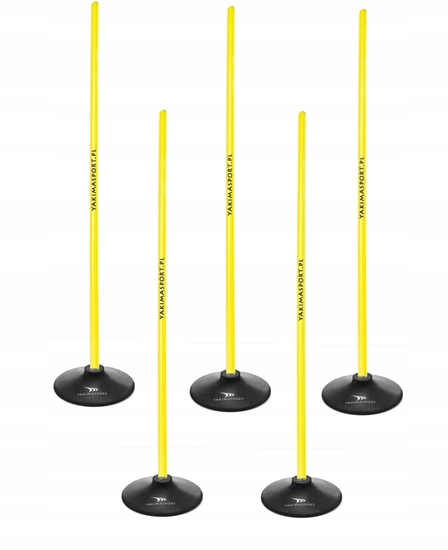 Picture of Tor przeszkód slalomowy 100cm laski + podstawa 1,5kg óty