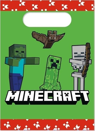 Picture of Torebki papierowe Minecraft 4szt