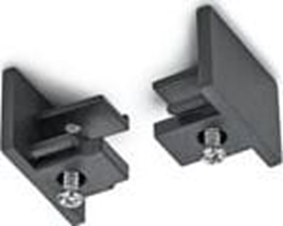 Изображение Trio Zalepka do szynoprzewodu czarna Trio DUOLINE 703032