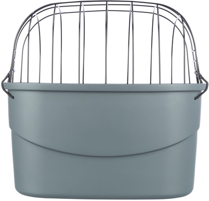 Picture of TRIXIE 13096, Front, Bicycle basket, Plastic, Grey, 5 kg, 420 mm