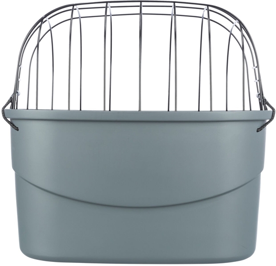 Picture of TRIXIE 13096, Front, Bicycle basket, Plastic, Grey, 5 kg, 420 mm