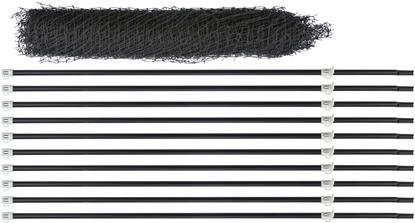 Picture of TRIXIE 39539, Safety net, Dog, Outdoor, Black, Iron, Plastic, Metal, Nylon, Powder coating