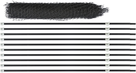 Picture of TRIXIE 39539, Safety net, Dog, Outdoor, Black, Iron, Plastic, Metal, Nylon, Powder coating