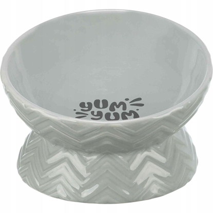 Attēls no Trixie Bowl, elevated, ceramic, 0.35 l/ø 17 cm, grey