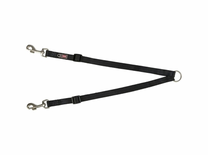 Attēls no Trixie Premium M/L dwójnik 0.7m czarny