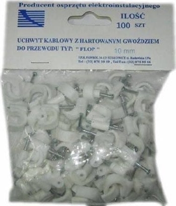 Изображение Trytyt Flop 10 (100 szt.) uchwyt kablowy z gwodziem