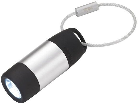 Picture of TROIKA ECO CHARGE Czarny, Szary Latarka brelok LED