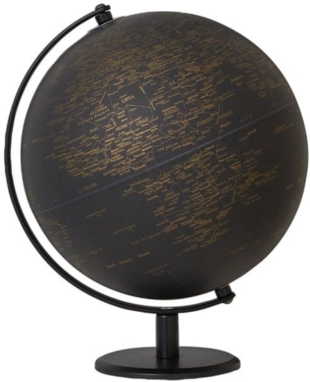 Изображение TROIKA Globus PLANET goldfarben, schwarz