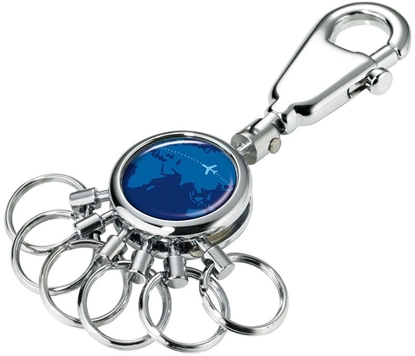 Picture of TROIKA Schlüsselanhänger Doming-Motiv: AROUND THE WORLD