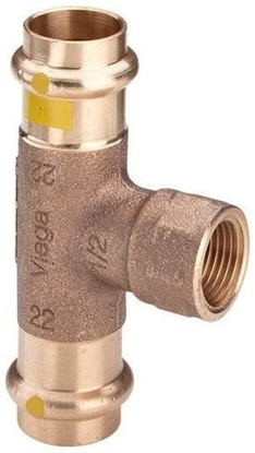 Attēls no Trójnik z SC 22 x 3/4 x 22 braz / (gaz) blyszczacycznik do rur