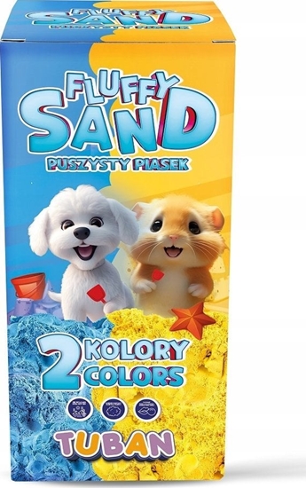 Picture of TUBAN Piasek Fluffy - Zestaw niebieski i óty