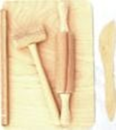 Attēls no Tupiko Zestaw kuchenny mini drewniane